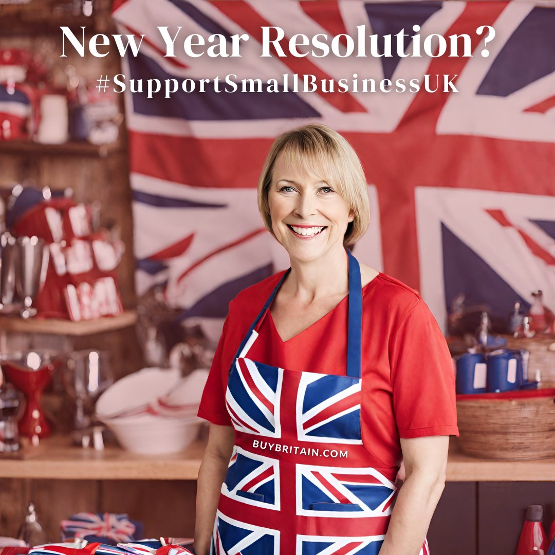 If you're still in the market for making New Year’s Resolutions, how about including one to #SupportSmallBusinessUK 🇬🇧🤗 which you can do right here👇 🛍👉 buybritain.com #BritishMade #buybritish #BizHour #BizBubble #shopindie #SmallBiz #FirstTMaster #UKGiftAM