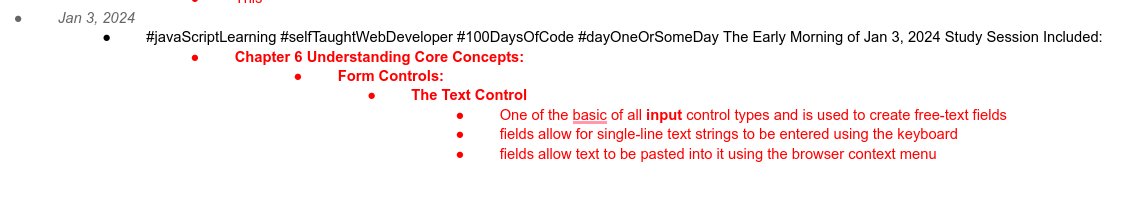 Montes_Codes's tweet image. #javaScriptLearning #selfTaughtWebDeveloper #100DaysOfCode #dayOneOrSomeDay The Early Morning of Jan 3, 2024 Study Session Included: