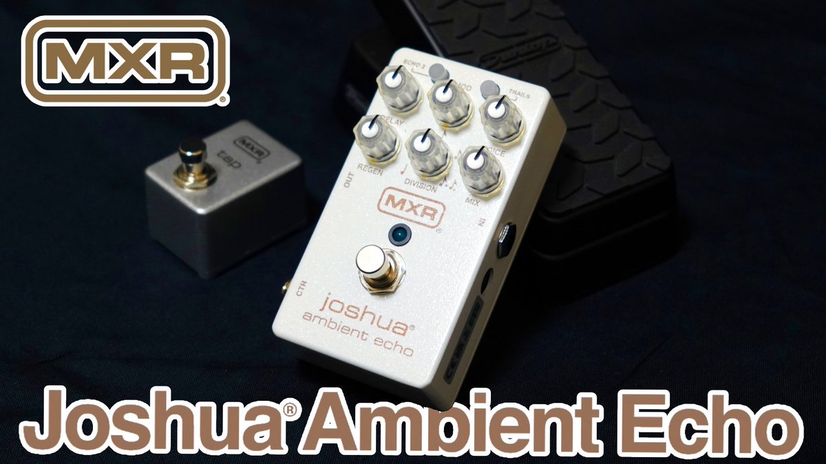 moridaira_mi's tweet photo. MXR M309 Joshua® Ambient Echo - performance by 高田歩
https://t.co/wmf7JPPyd9
高高-takataka-、WHITE LIE、SelfishJean23で活動されている高田歩さんにM309 Joshua Ambient Echoを弾いていただきました。

Joshuaの魅力を引き出した演奏をぜひチェックしてください🎸
#mxr #joshua #mxrjoshua https://t.co/h2Fg0qriMd