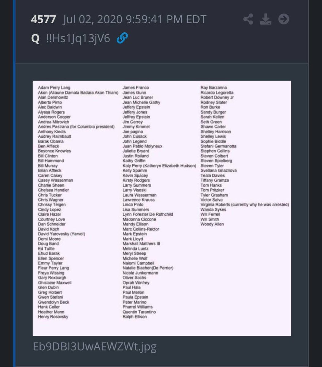 Nancy023922191's tweet photo. A short list of dirty pedos that have visited Epstein island. https://t.co/bQz86TOgPR