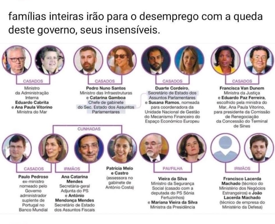 My friends, se este governo PS não é reeleito o desemprego dispara!!!