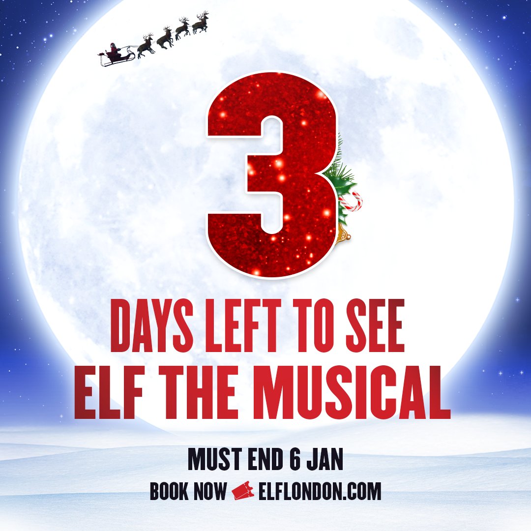 Do yours-elf a favour and choose a New Year's resolution that you can tick off in the first week of January: See #ElfTheMusical! Playing until Saturday 6 January 🎟️