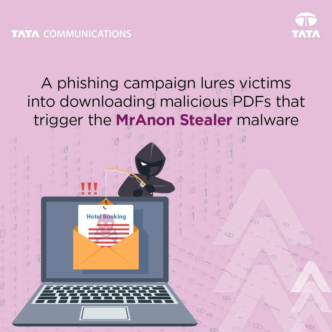 Once opened, the PDF file prompts the victim to update 'Adobe Flash player', which triggers the MrAnon Stealer infection. Know more about this malware which steals user credentials, system information and more in our latest #ThreatAdvisory report: okt.to/QUJgkp