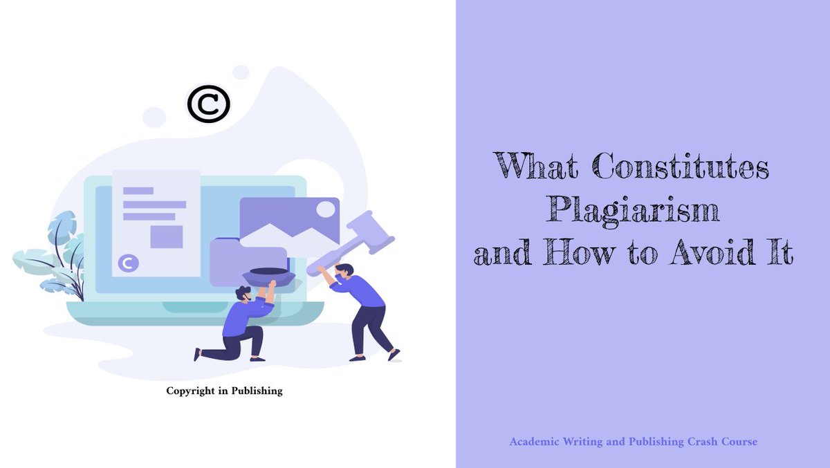 One Key Point to Avoid Plagiarism in All Your Articles – And It Works! youtu.be/czq11n5bIEs

#plagiarism #publishing #writing #Researchpaper