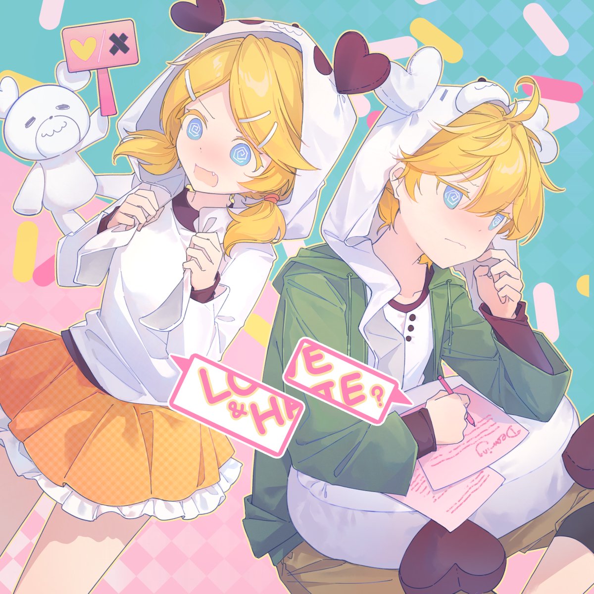 kagamine rin character doll blonde hair thighhighs boots frills white footwear 1girl  illustration images