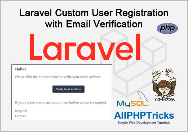 allphptricks's tweet photo. Laravel 10 Custom User Registration with Email Verification
https://t.co/B7NRzMI4lB
#Laravel #Laravel10 #CustomRegistration #User #Registration #Email #Verification #PHP #Code #SQL #UserRegistration #Login @allphptricks https://t.co/5CEyeC8YS1