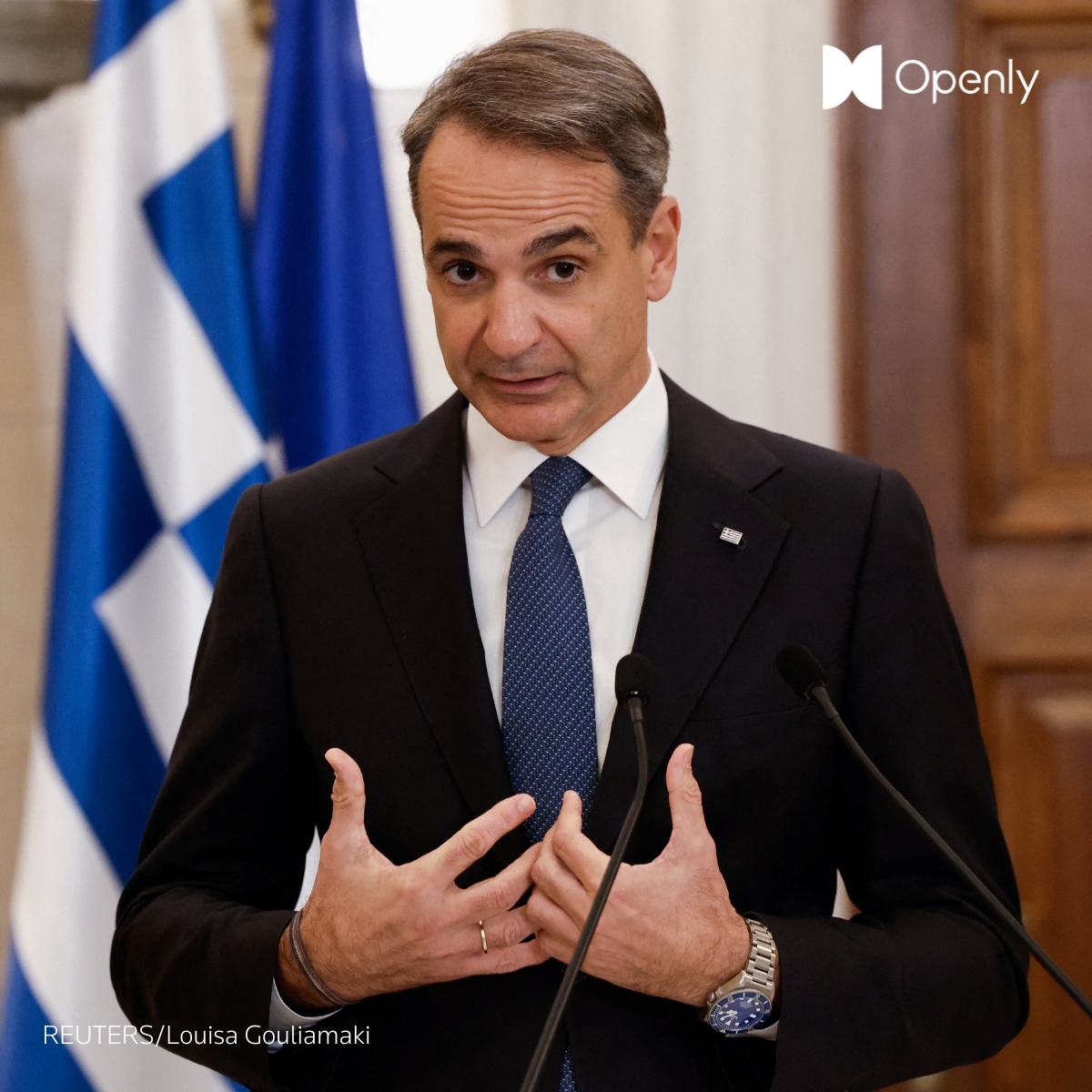Openly's tweet photo. 🇬🇷 A bill to legalise same-sex marriage in Greece will be presented in Parliament “in time,” government spokesman Pavlos Marinakis said on Tuesday.

🗣 Prime Minister Kyriakos Mitsotakis announced last July that he plans to legalise them during his second term in government. https://t.co/tbTbLIhdC6