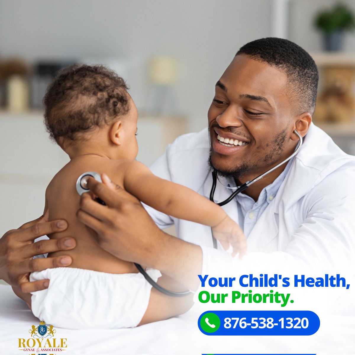 royalegynae's tweet photo. Our paediatrician is here to support your child's health and well-being every step of the way. Trust in our dedicated team for compassionate care and peace of mind. 

#PediatricCare #RoyaleGynaeAssociates #HospitalinFairview #MedicalCenter #RGAMedical #BestHospitalinMontegobay https://t.co/T9iRRXkCw3