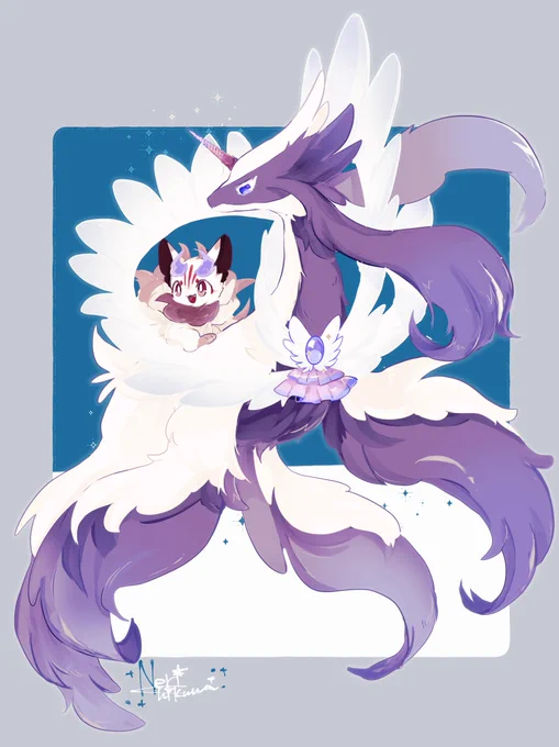 パルフェとばんちょうドラゴンっぽいうちのこ 