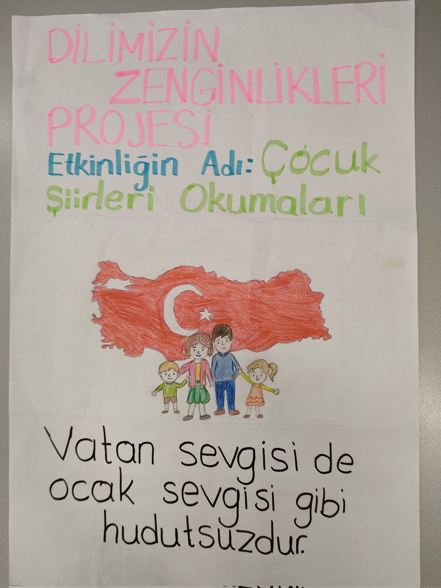 Cümle afiş yarışmasında öğrencilerimizden gelen afişler. 

#DilimizinZenginlikleriProjesi