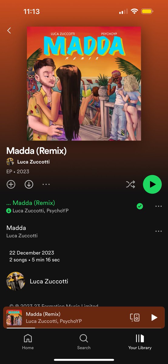 The Madda remix ft <a href="/PsychoYP/">YP</a> is now live on Spotify!! 😌🔥
Click the link below to listen!!👇🏻 

open.spotify.com/album/6AJUQyO0…