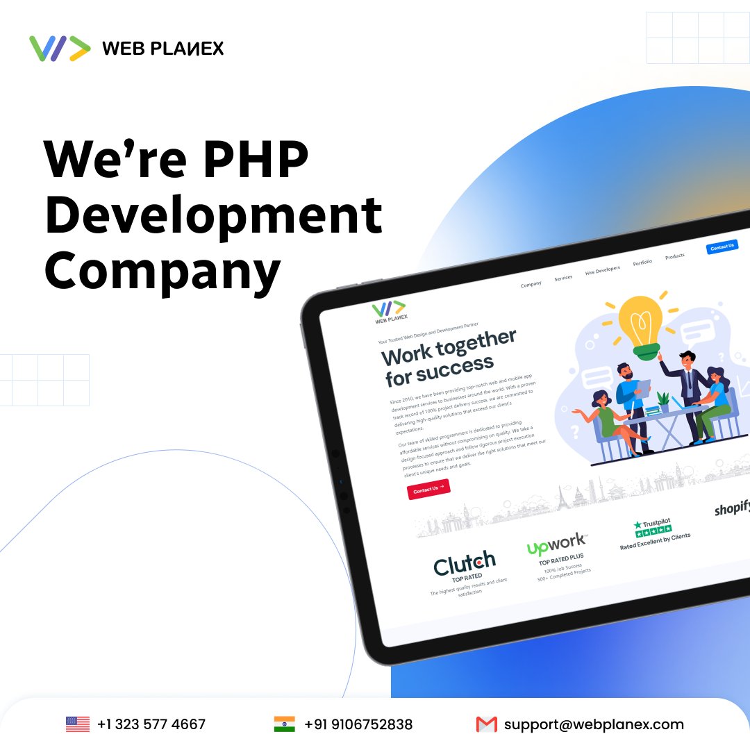 webplanex's tweet image. WebPlanex is the top PHP Development Company in India. 💻🚀 Explore our range of tailored PHP solutions to elevate your business. Visit our website for more details! 🌐
👉 👉webplanex.com/services/php-d…
#WebPlanex #PHPDevelopment #TechSolutions #b2b #b2c #smes #phpsolutions #services
