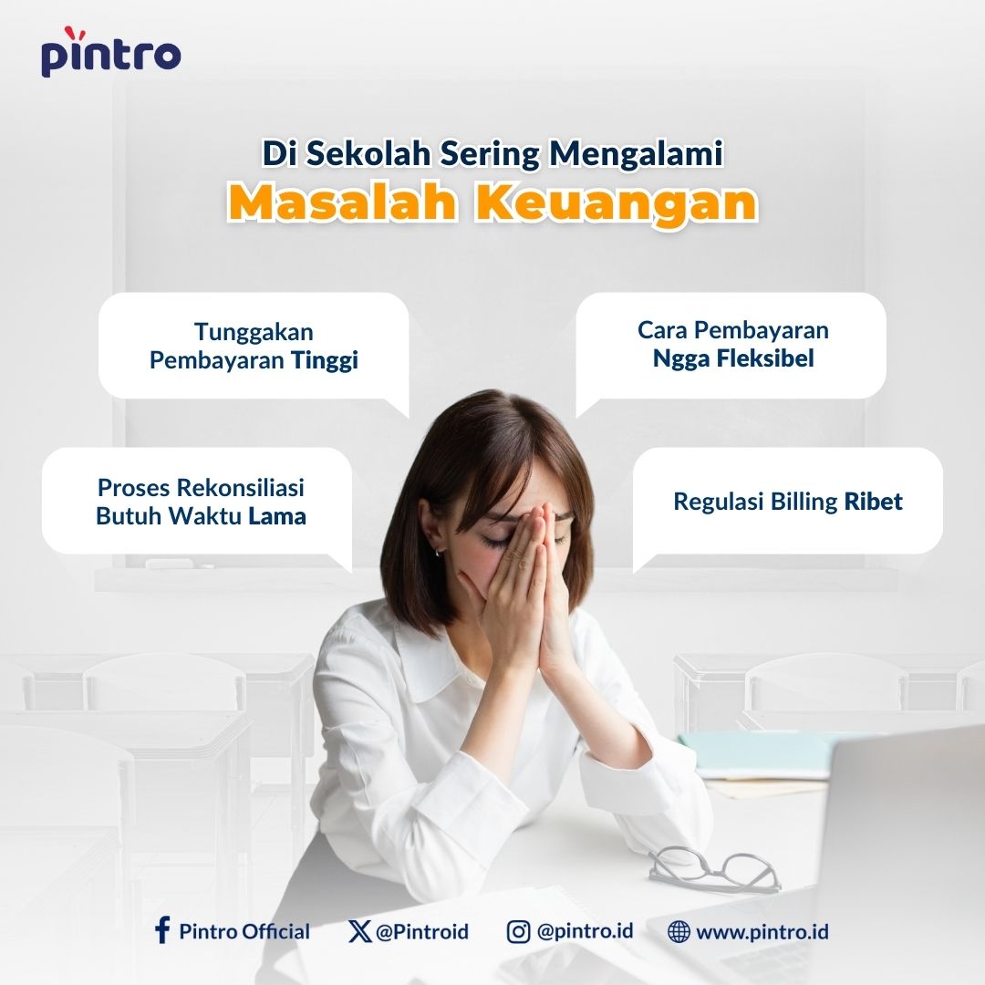 PintroId's tweet photo. #Pintro, solusi cerdas untuk masalah keuangan di lembaga pendidikan! 💸 Terintegrasi dengan sistem tagihan sekolah, mempermudah pembayaran bulanan tanpa drama. Orang tua senang, admin keuangan lebih efisien! Segera Bergabung dengan PINTRO! https://t.co/3jDJrI4UiC