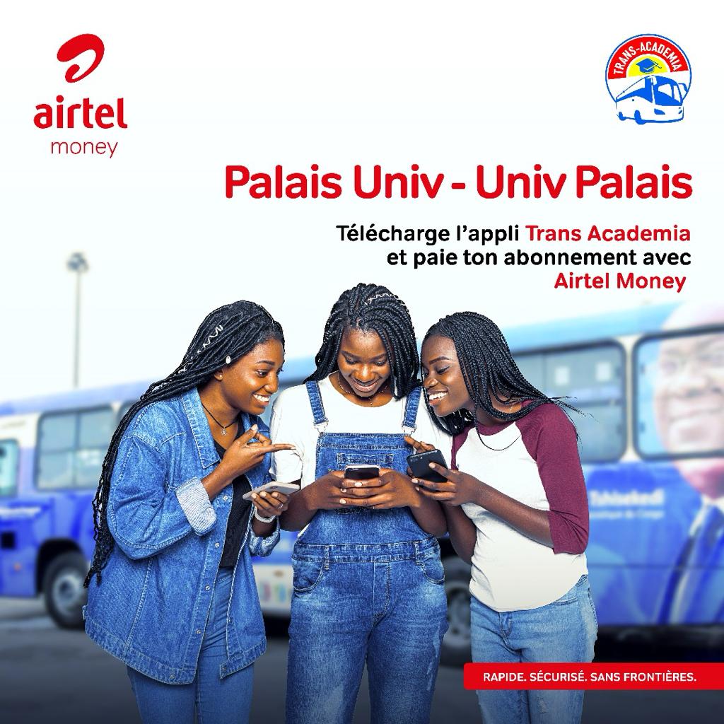 moneyairtel_rdc's tweet photo. Palais univ – univ palais toujours!!!
À tous les étudiants de Kinshasa, Airtel money frappe encore!!!
Désormais prenez votre bus et payez tranquillement via Airtel money
#Airtelmoney #PaiementFacture https://t.co/3K0tdgO7Z7