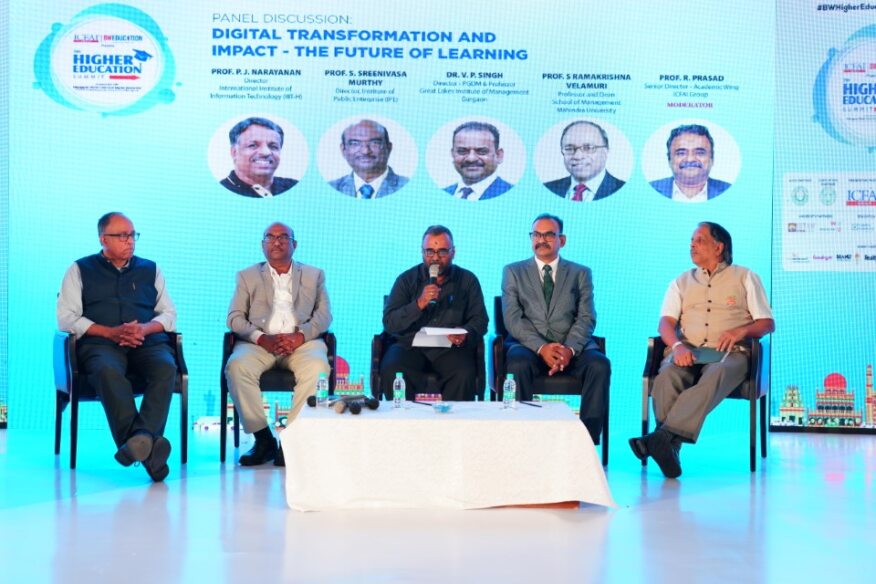 GreatLakesGgn's tweet photo. We are pleased to announce that Dr. V.P. Singh was invited for a panel discussion during the Business World 7th Higher Education Summit and Awards, 2023. The event was organized in association with TSCHE, Government of Telangana.

#HigherEducationSummit #DigitalTransformation https://t.co/xCfjOCuXvy