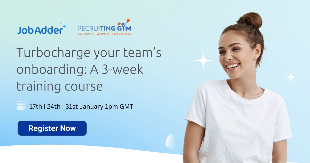RecruitingGym's tweet photo. We're collaborating with JobAdder to give you 3 top-class training sessions that provide a step-by-step guide to implementing a robust onboarding process, enabling growth, and improving bottom-line results!

Register for free via the link in the thread below 🧵

#onboardingtips https://t.co/1gWGeYOsxk