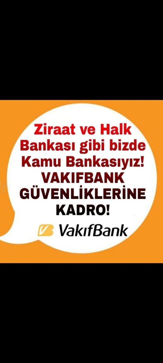 VAKIFBANK GÜVENLİKLERİNE KADRO! tweet media