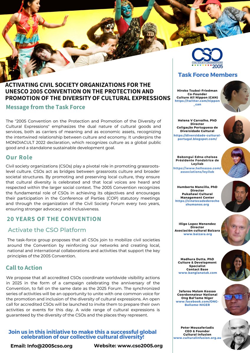 samuname's tweet photo. Lanzamiento de la #Plataforma #CSO 2005 #culturaldiversity @UNESCO https://t.co/7ljHWXxem1