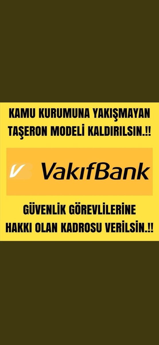 VAKIFBANK GÜVENLİKLERİNE KADRO! tweet media