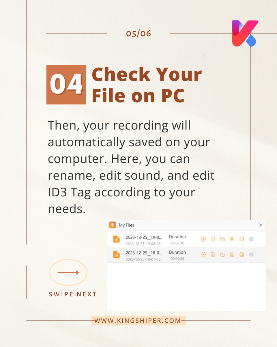 ShiperKing's tweet photo. ❓Don't know how to record your system sound and microphone on your computer?
🆓Download Link🔗: https://t.co/FjA8CH1XIu
#kingshiper #voicerecorder #recordsound #systemsound #microphone #recording #audiorecording #voice #Windows https://t.co/3dM4xXvVKK