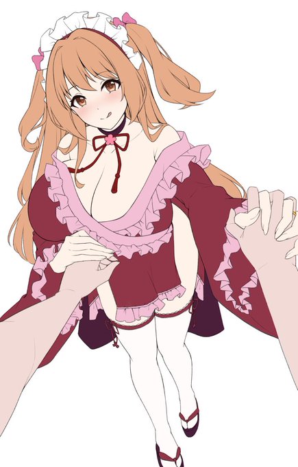 和メイドノゾミちゃん途中❤️
#プリコネR 