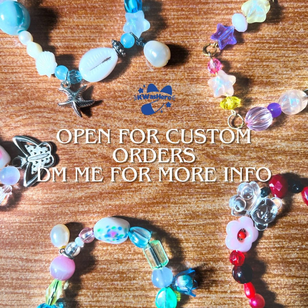 KWasHere01's tweet photo. Wanna share that I am open for business! 
I am selling ready made pieces and accept custom orders!
#artph #beads #smallbusinessowner https://t.co/bbijBkMASO