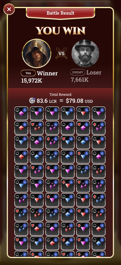AMAM33456695's tweet photo. Gent, meet my winning deck! Another triumph in the battle arena, showcasing the strength of strategy and well-chosen gems #blcr https://t.co/bIhqsroq9K