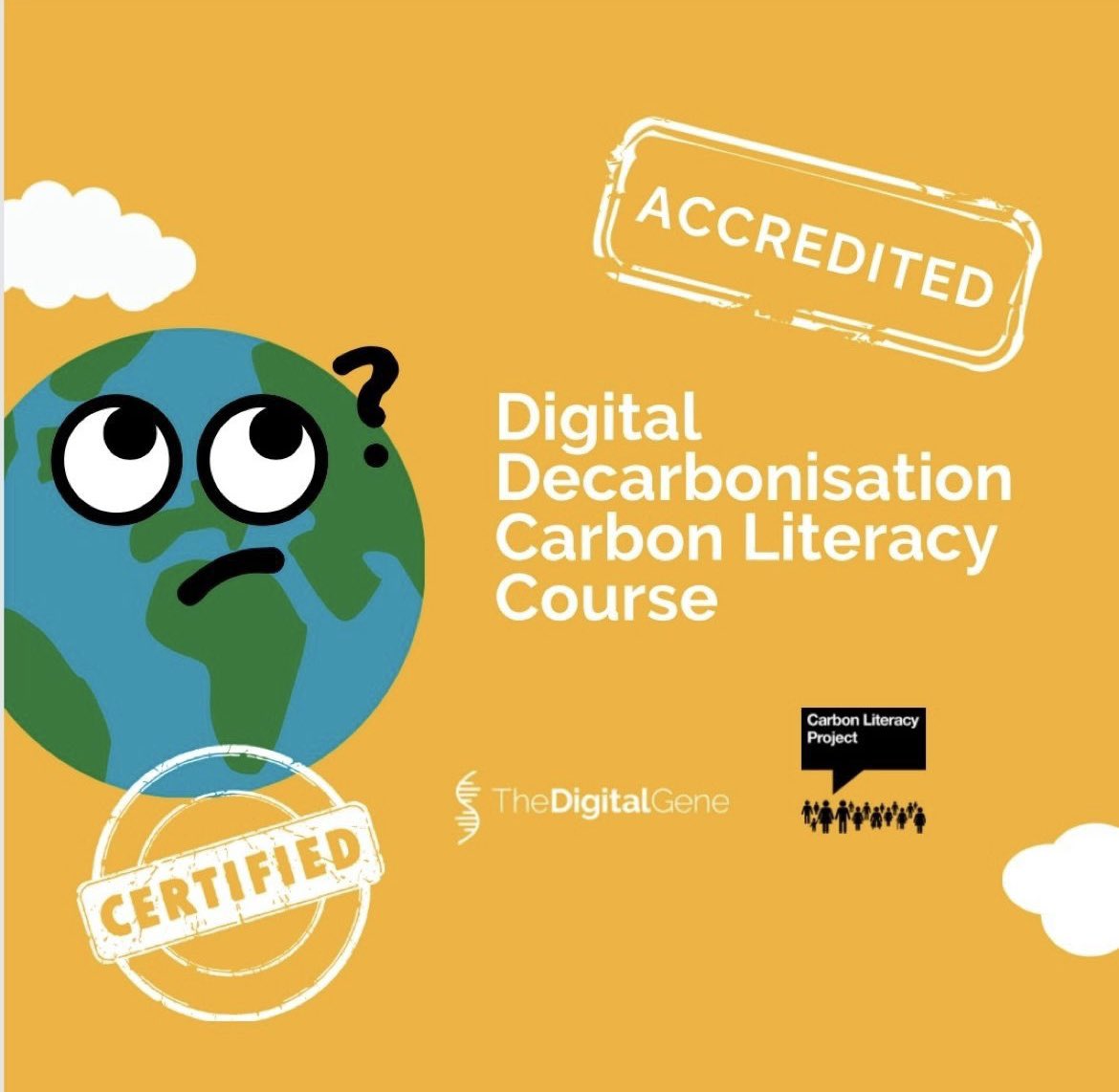 Excited to share that we’ll be delivering the decarbonising digital #carbonliteracy course to its very first cohort this month. Can’t wait to get this out in the world now 🧬