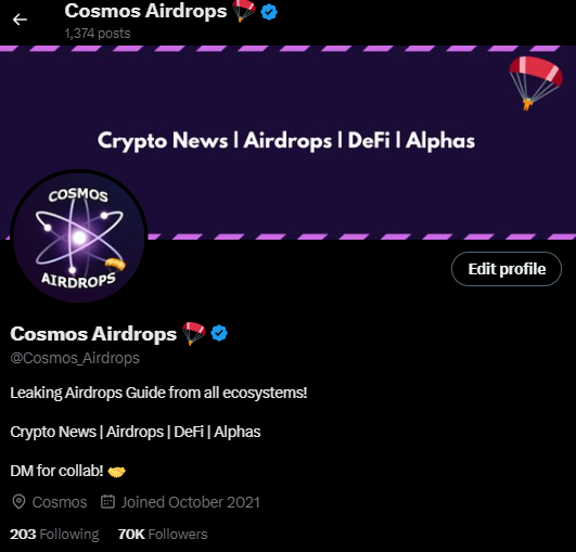 Cosmos_Airdrops's tweet photo. 7⃣0⃣0⃣0⃣0⃣ FOLLOWERS!

Thank you guys! 

Be ready for this year ❤️ https://t.co/o5ahesEwAP