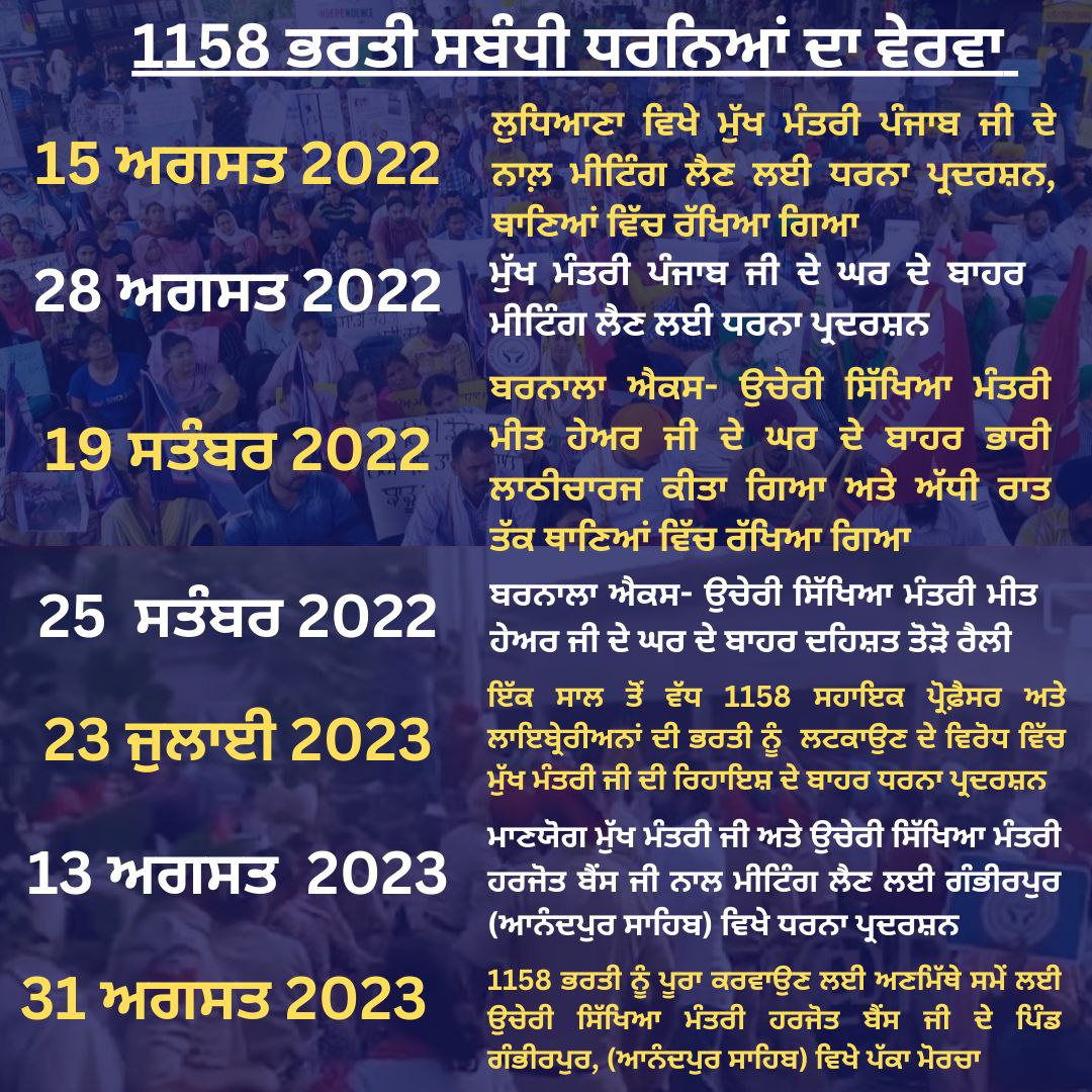 bikram8888's tweet photo. @harjotbains ਮੰਤਰੀ ਸਾਬ ਇਸ ਬਾਰੇ ਵੀ ਚਾਣਨਾ ਪਾਓ ਕਿ ਉਹ ਬਾਰਵੀਂ ਬਾਅਦ ਕੀ ਕਰਨਗੇ?
ਆਖਿਰ ਵਿਦੇਸ਼ ਭੱਜਣਗੇ ? ਨਸ਼ਿਆ ਵੱਲ ਜਾਣਗੇ ? ਕਿ ਕੋਈ ਹੋਰ ਰਾਹ ਬਚਦਾ ਹੈ?ਕਿਉਂਕਿ ਮਹਿੰਗੀਆਂ ਪ੍ਰਾਈਵੇਟ ਯੂਨੀਵਰਸਿਟੀਆਂ ਵਿੱਚ ਤਾਂ ਜਾ ਨੀ ਸਕਦੇ ਉਧਰ ਸਰਕਾਰੀ ਕਾਲਜ ਪ੍ਰੋਫ਼ੈਸਰਾਂ ਤੋਂ ਬਿਨਾ ਖ਼ਾਲੀ ਪਏ ਨੇ 
Higher Education ਲਈ ਕੀ ਕਰ ਰਹੇ ਹੋ?
#Justice_for_1158 https://t.co/dsXwELGBX8