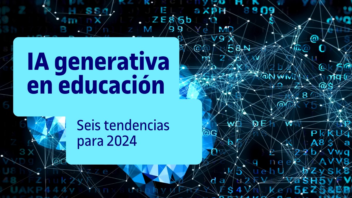 🤖👩‍🏫 La #IA generativa ha dejado huella en el desarrollo pedagógico.

Los expertos del <a href="/eLinC_UOC/">eLearning Innovation Center (UOC)</a>, <a href="/dgomezcar/">Desirée GC 🇵🇸</a> y <a href="/txerdiakov/">𝘎𝘶𝘪𝘭𝘭𝘦𝘮 𝘎𝘢𝘳𝘤𝘪𝘢 𝘉𝘳𝘶𝘴𝘵𝘦𝘯𝘨𝘢</a> analizan 6 tendencias que marcarán el 2024, poniendo el foco en sus posibilidades y sus riesgos. 👇

ow.ly/bbyl50Qnj2h