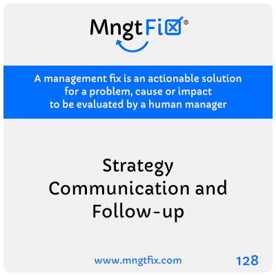 espinheirae's tweet photo. MngtFix 128: Strategy Communication and Follow-up!
Do you know someone who needs this solution? 😉
Share with them!
#humanmngt #mngtfix #problemmapping #iaf_eme #facilitation #iaf_portugal #IAFacilitators #humanresources #management30 #business #marketing #sales https://t.co/RtebPYVaSg