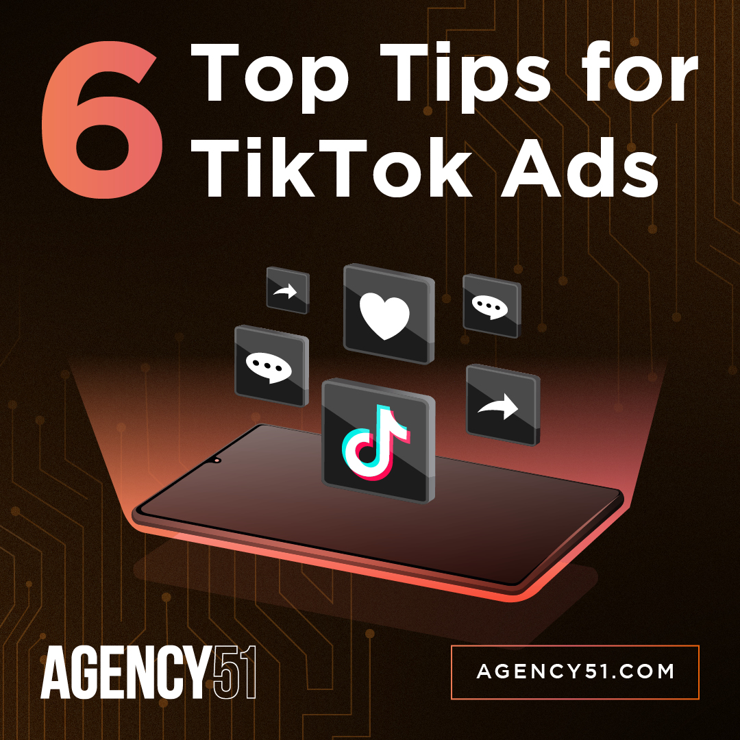 Agency51UK's tweet photo. ⏰TikTok has reshaped the landscape for paid social advertising...

Follow the link below for our top tips for transforming your sales using one of this decades biggest advertising phenomenons!

🚀https://t.co/MPwCKuqGFa

#Agency51 #DigitalMarketing #TikTok https://t.co/C5HIbKzXGl