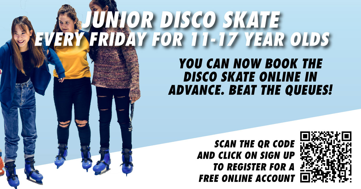 Join our Disco Skate session every Friday at the Hull Ice Arena! The session starts at 7.30pm at Hull Ice Arena. For 11 - 17 year olds. You can book in advance online or at reception. Or just come on the night! £11 per session, including skates.