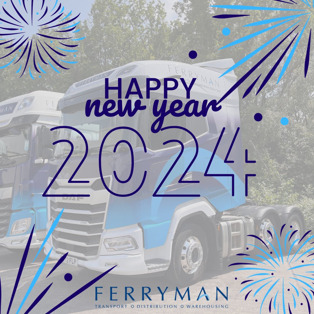 As we settle into the first few working days of 2024 we want to wish everyone a HAPPY NEW YEAR!

Thank you to everyone for all your hard work in 2023.

We have more plans &amp; goals set for 2️⃣0️⃣2️⃣4️⃣ - bring it on!

#ferrymanltd