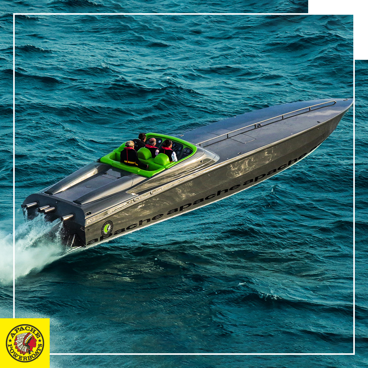 ApachePowerboat's tweet photo. Apache Powerboats makes its own wake with unrivaled power and performance!
#ApachePowerboats #Apache #Powerboats #Boats #Boating #OffshoreRacing #Quality #Power #Performance #Legendary #OffshoreBoating https://t.co/I55e5ptymh