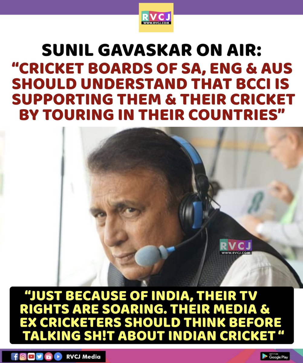 RVCJ_FB's tweet photo. Sunil Gavaskar on Air during SA vs IND match.. https://t.co/TuutODsjrq
