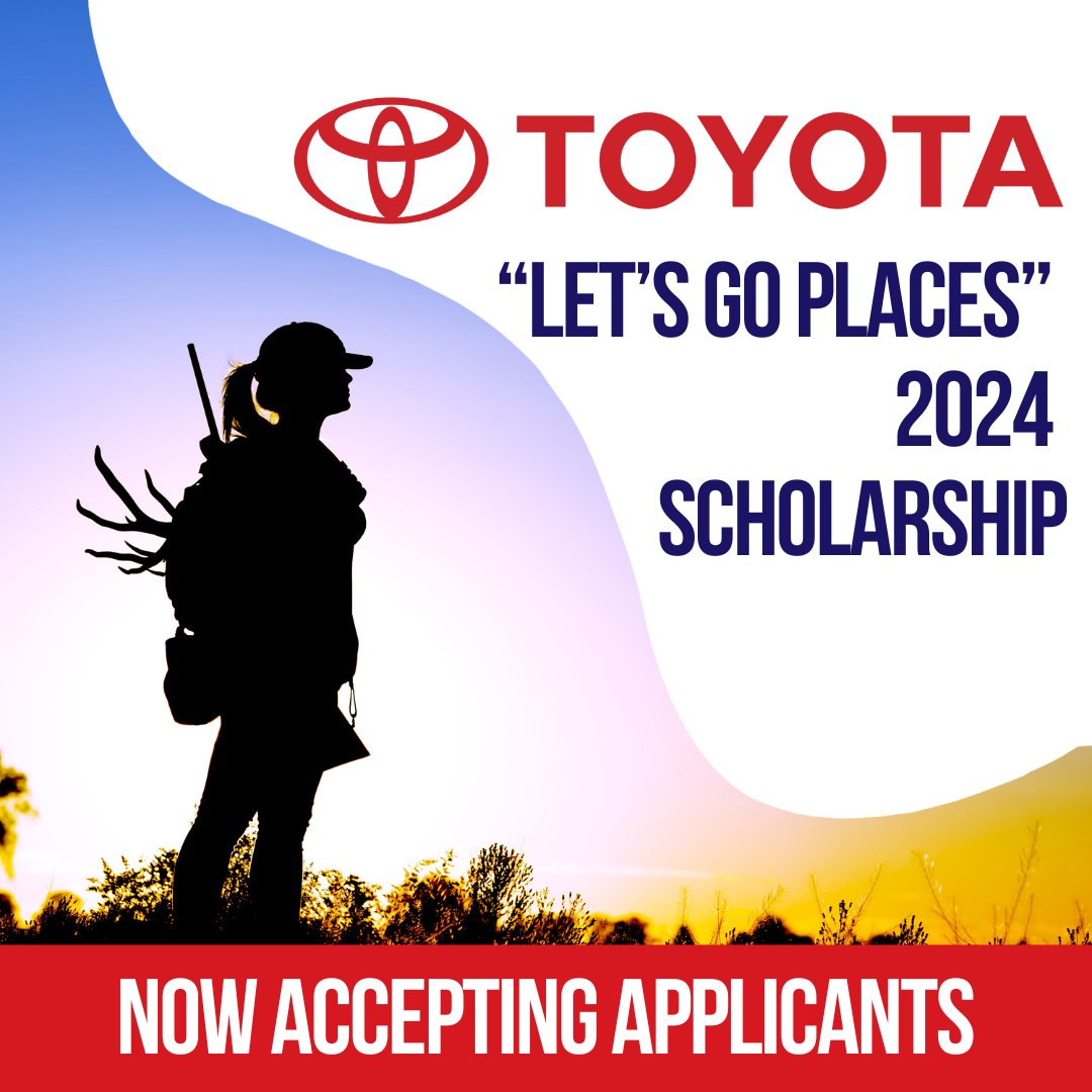 Toyota "Let's Go Places" scholarship application is now open! Applications should be submitted by January 19. Winners will be notified by January 31.

docs.google.com/forms/d/e/1FAI…