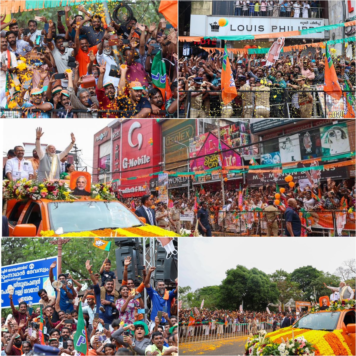 smritiirani's tweet photo. Modi magic in Thrissur! https://t.co/RUYSkkeTgq