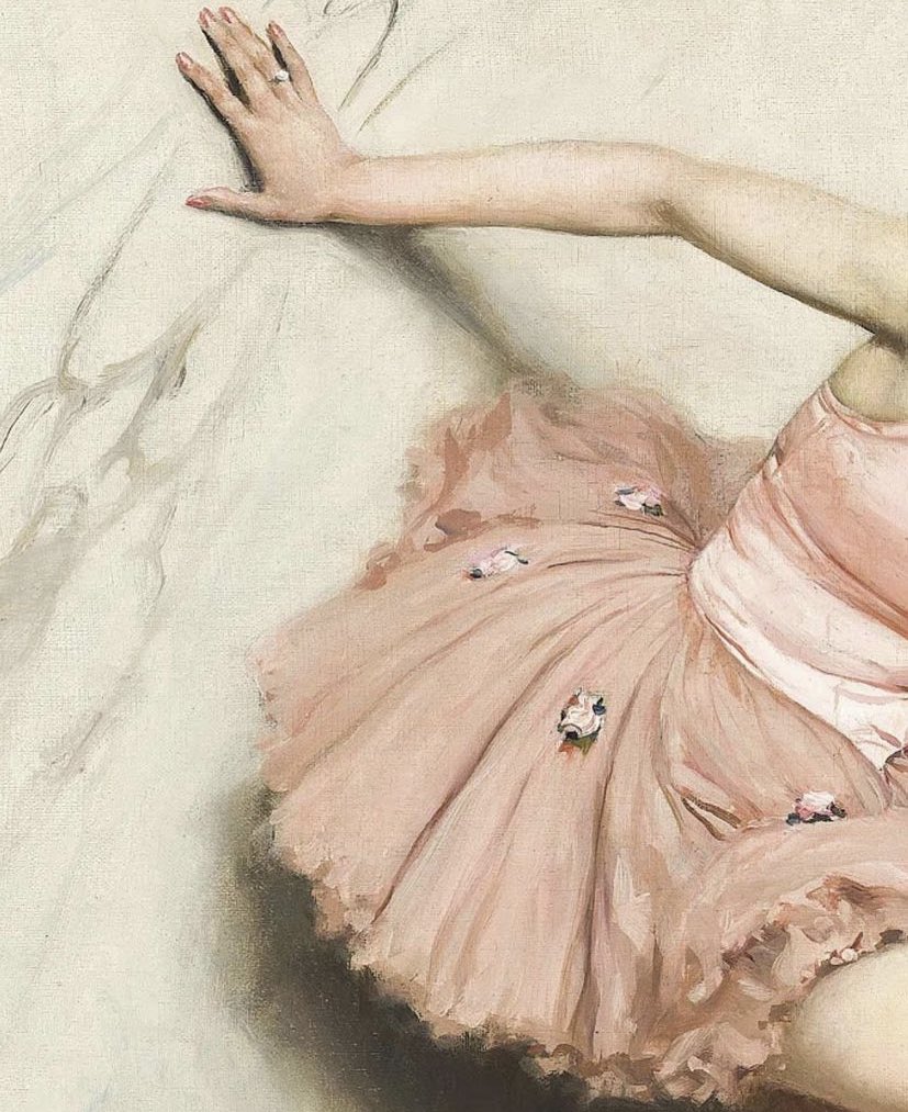 AcademiaAesthe1's tweet photo. Jules Marie Auguste Leroux, Ballerine, Private collection. https://t.co/xqQGEANkdl