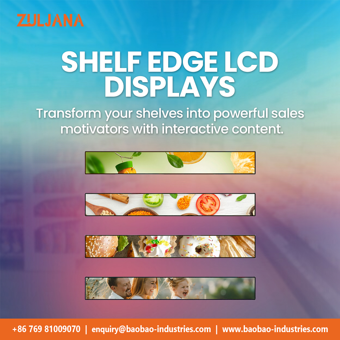 BaoBaoIndustrie's tweet photo. Transform your shelves into powerful sales motivators with BaoBao Industrial's Shelf Edge LCD Displays.
Visit now: https://t.co/xSe83N2dBY
Enquire us at: enquiry@baobao-industries.com
.
#stretchedbarlcd #touchscreensignage #interactivedigitalsignage #shelfedgelcddisplay https://t.co/BDmk7IRr7z