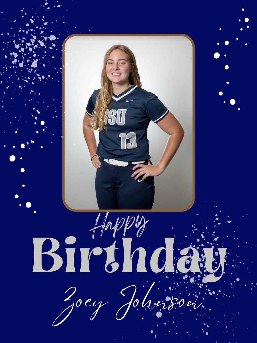 ssubearssb's tweet photo. We are wishing a very special happy birthday to freshman Zoey Johnson🥳💙🐻 https://t.co/157hYXoXv1