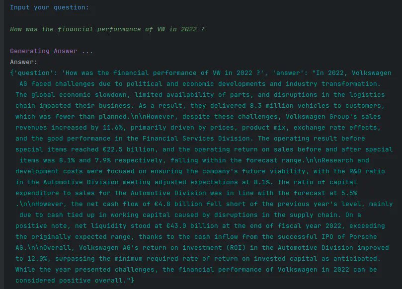 betaflowx's tweet image. Check our new #LLM + #RAG case study on how our #AnswerMe tools answers questions about #Financial performance of #Automotive companies in Year 2022
bit.ly/3NL536f
Hint: #ChatGPT 3.5 was not able to answer ;)
#ArtificialInteligence #NLP #buildinpublic #MachineLearning