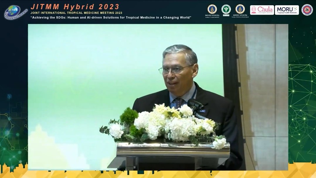 New video: Watch URC Executive Vice President Dr. Carlos Cuéllar give the closing keynote speech at the 2023 Joint International Tropical Medicine Meeting on Dec. 15 in Bangkok: bit.ly/48xWRid @JITMM