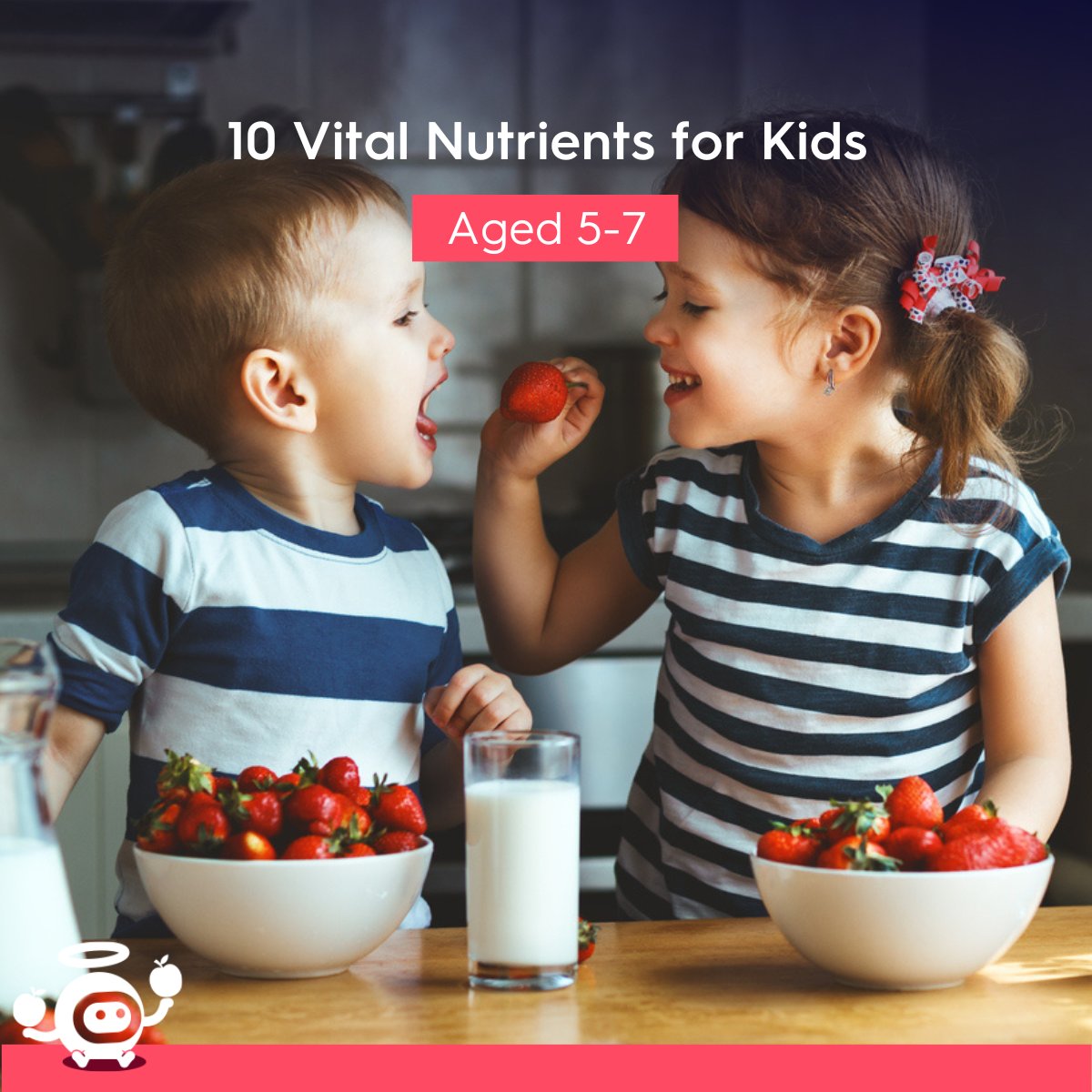 If you have kids aged 5-7, these 10 vital nutrients need to be added to their diet. And here's how to do it 🥦📷🥕: bit.ly/3Gl4dtO #kidsdiet #cleandiet #nutritious #WednesdayMotivation #Wednesdayvibe