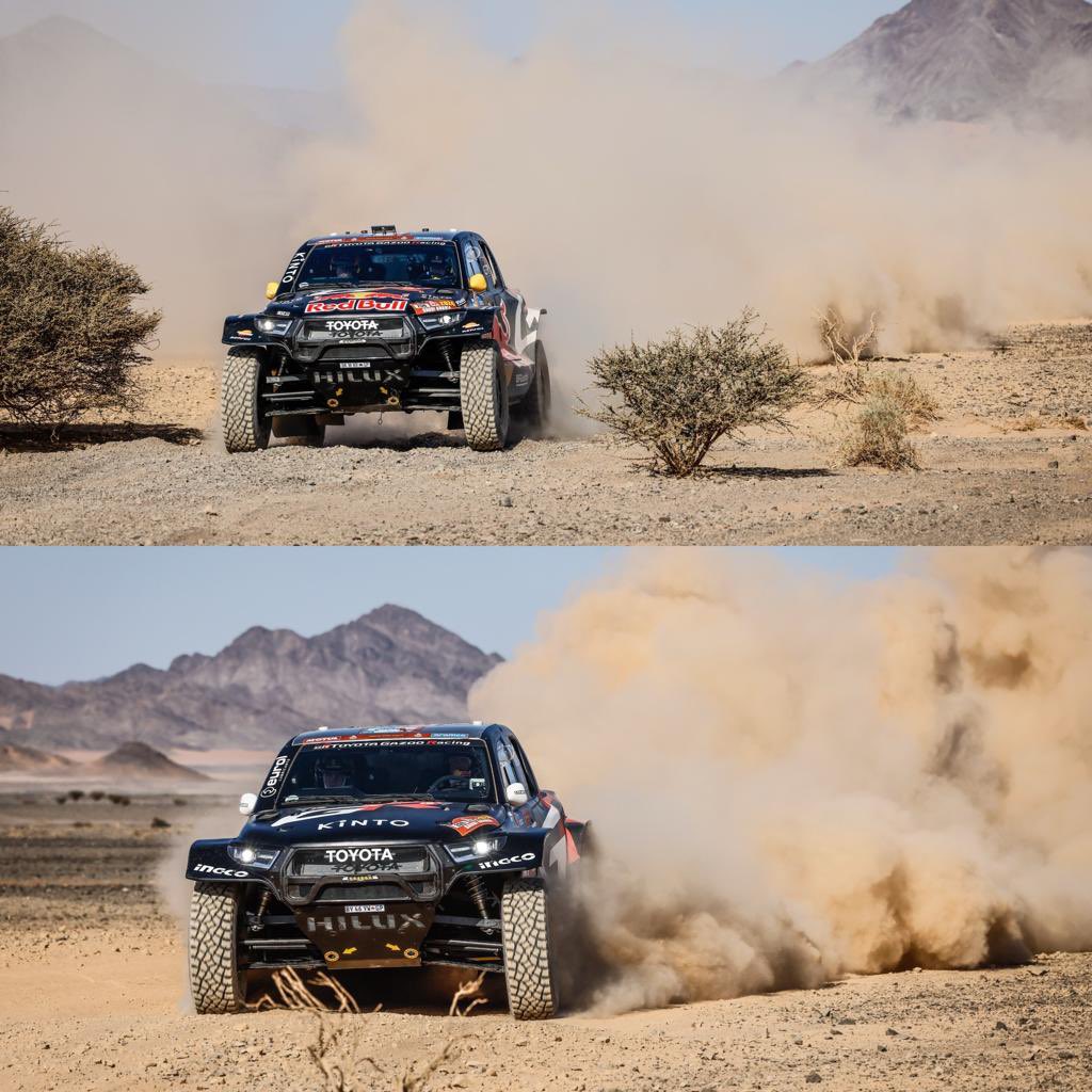 TGRSouthAfrica's tweet photo. #Dakar2024 is just days away now, and #TGR has arrived in Saudi Arabia for final preparations. There was even time for a quick shakedown near Alula. https://t.co/EQnoPn8M3a