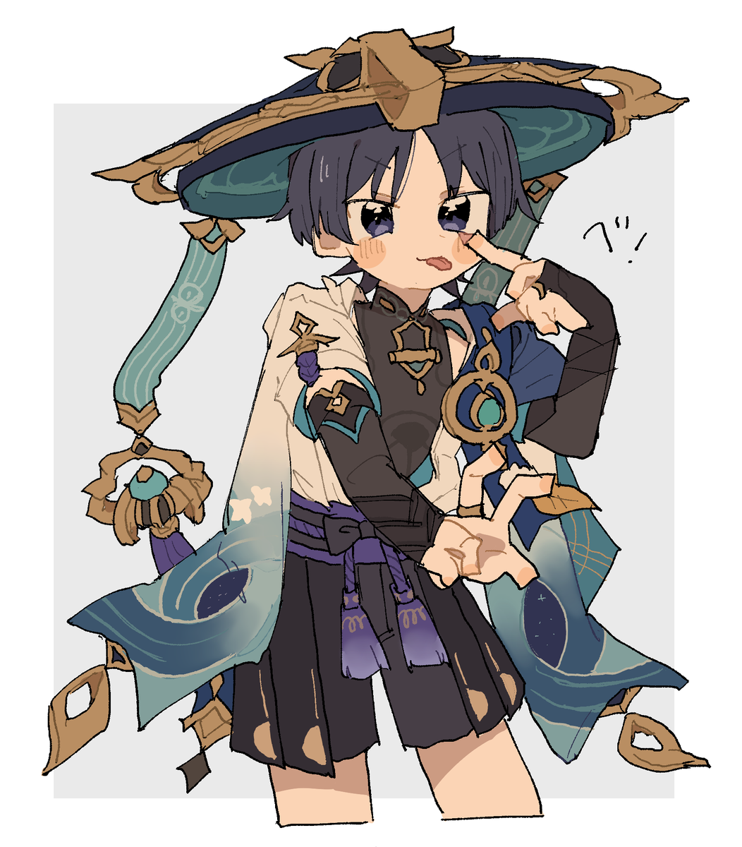 スカラマシュ(原神) ,放浪者 「 #放浪者生誕祭2024」|あかぴ@原稿の