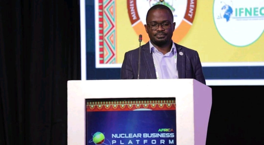#AfricaNBP2023 Flashback: Sabbiti Baguma discusses Partnership's role in #Uganda's #NuclearPower Project. Get insights! #Africa NBP 2024 brochure download available, hosted by MINISTRY OF ENERGY (#GHANA). 👉t.ly/C_9Sh @EnergyMinGhana @afconeorg #NuclearEnergy