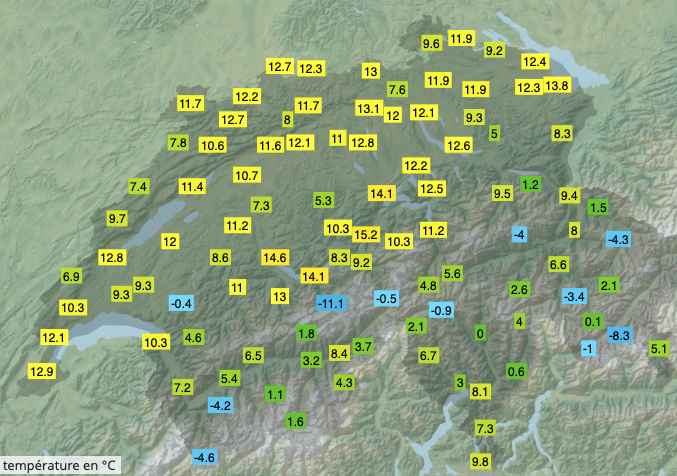 meteonewsSA's tweet photo. La #douceur est très #marquée en ce 3 #janvier avec 12 à 15 #degrés mesurés en plaine, le tout dans une ambiance très #venteuse! Mais cela se confirme, les #températures chuteront dès ce week-end. Suivi en direct par ici! https://t.co/suB1Ug5epX (vd) https://t.co/viHgB1EHZJ