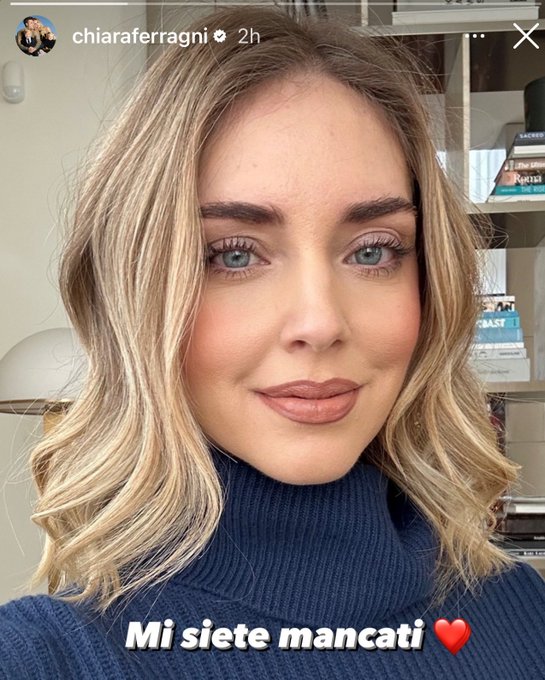 Chiara Ferragni &egrave; tornata sui social con 2 storie.  Cosa pensate succeder&agrave; adesso?  #ChiaraFerragni https://t<a href="/tag/chiaraferragni"class="tags"><span>#chiaraferragni</span></a>